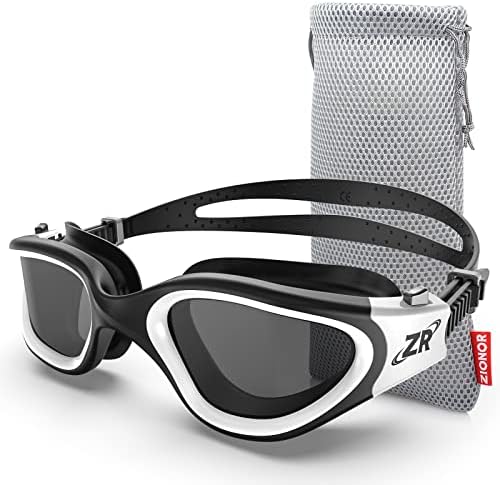 ZIONOR G1 Polarized Swimming Goggles for Unisex Adult Women Anti Fog 100% Anti UV Diving Goggles
