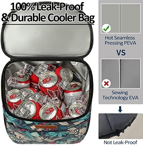 Camping Cooler Backpack 30 Cans, Soft Backpack Coolers Insulated Leak Proof Travel Cooler Bag Waterproof Lunch Picnic Beach Work Trip Thermal Bag Drink Beverage Beer Bag Cooler