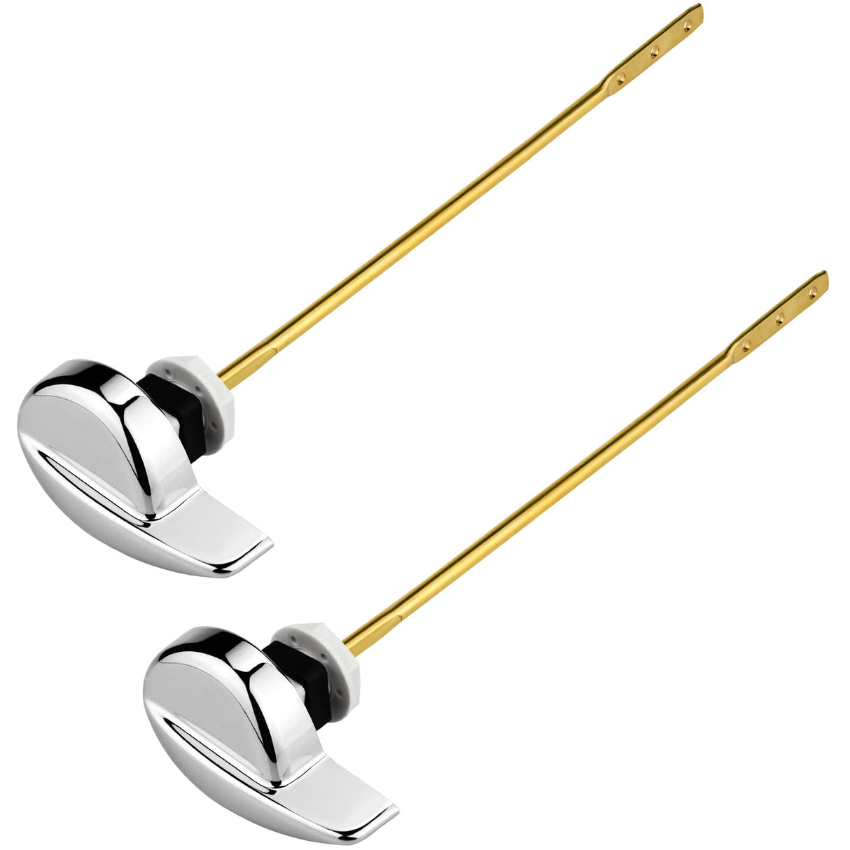 TOTO Compatible Toilet Flush Handle - Side Mount Trip Lever Replacement for TOTO ST701, CST853, CST854, CST884, CST604CEF, CST614CEF - 2-Pack Copper Lever