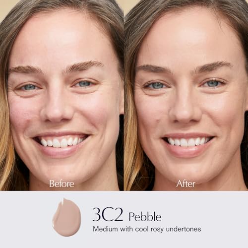 Estée Lauder Futurist Hydra Rescue Moisturizing Foundation SPF 45 for a 12-Hour Glow, 1.2 Fl Oz, 3C2 Pebble