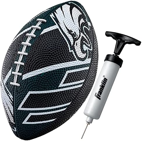 Franklin Sports NFL Team Footballs - Rubber Youth Mini Footballs for All NFL Teams - Kids Junior 8.5" Football - Official NFL Licensed Footballs