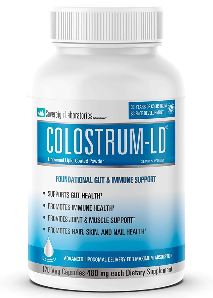 Colostrum-LD Colostrum Capsules - 120 Count - Liposomal Delivery
