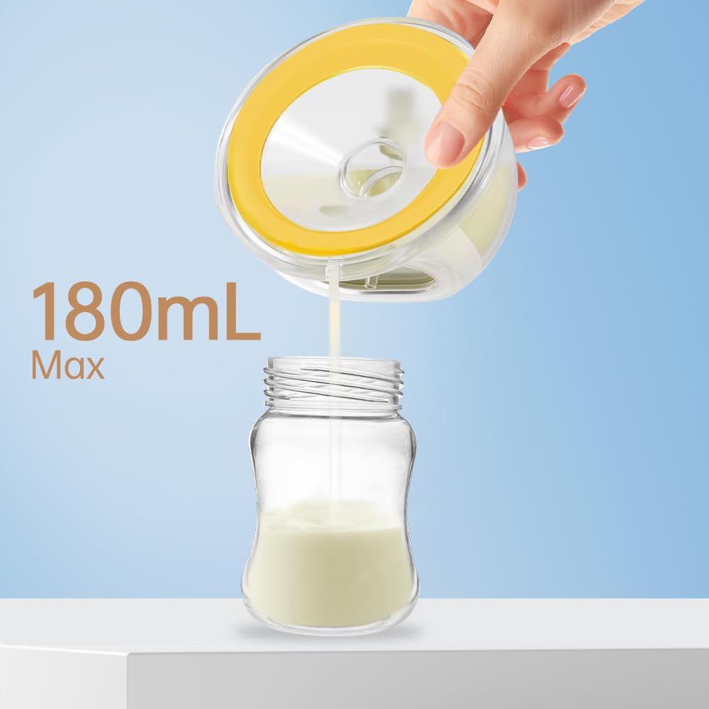 PumpMom-us Wearable Breast Pump Collection Cup Compatible with Spectra S1 S2 9 Plus and SG, Replace Pump Kits 27mm Flange and 17/19/21/24mm Insert Included