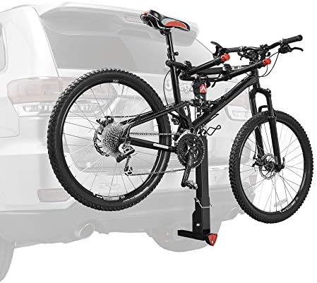 Allen Sports Deluxe Locking Quick Release 2-Bike Carrier for 2 Inch & 1 4 in. Hitch, Model 522QR , Black