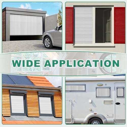 Reflective Bubble Insulation Sheet, Double Side Aluminum Foil Bubble Shield, Aluminum Foil Thermal Insulation Radiant Barrier for Windows, RV, Roof, Garage Door (23.6IN X 15FT)