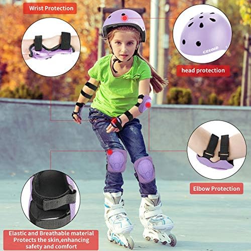 Kids Bike Helmet,Toddler Skateboard Helmets for Ages 2-3-5-8-14 Years Boys Girls,Adjustable Multi-Sport Bicycle Skateboarding Football Roller Skating Scooter Rollerblade Balance Bike Helmet