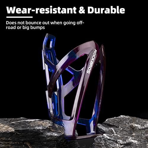 ROCKBROS Bike Water Bottle Holder Ultra-Light Bicycle Bottle Cages with Screws Tool, Universal Bike Cup Holder for Road MTB Mountain Bikes Cycling Accessories(2 Pack)