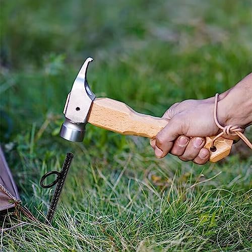 ZOOFOX 12 Pack 17 Inch Black Ground Anchor, Heavy Duty Steel Rebar Stakes with Loop, Reusable Tent Stakes for Outdoor Camping