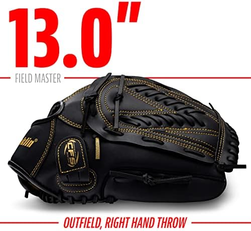 Franklin Sports Baseball + Softball Gloves - Field Master Adult + Youth Baseball + Softball Gloves - Right Hand + Left Hand Gloves - Infield + Outfield Mitts - Multiple Sizes + Colors
