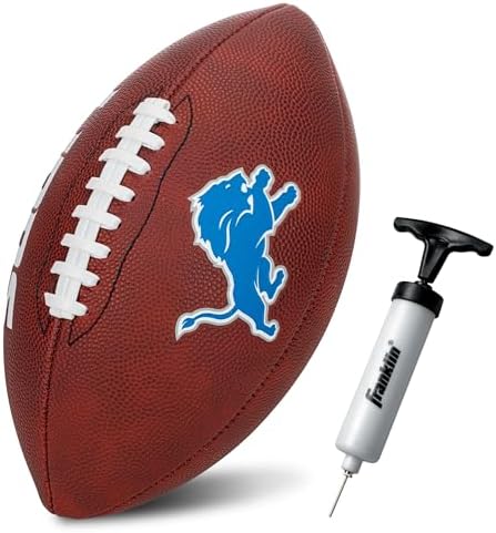 Franklin Sport NFL Team Football - Youth Junior Size Football for Kids - Official NFL Team Logo + Colors Youth Football - Kids NFL Fan Shop Football