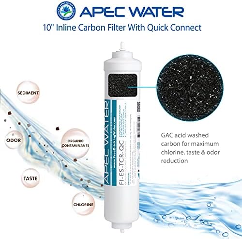 APEC Water Systems FILTER-MAX-ESPH 75 GPD Complete Replacement Filter Set for ESSENCE Series Alkaline Reverse Osmosis Water Filter System