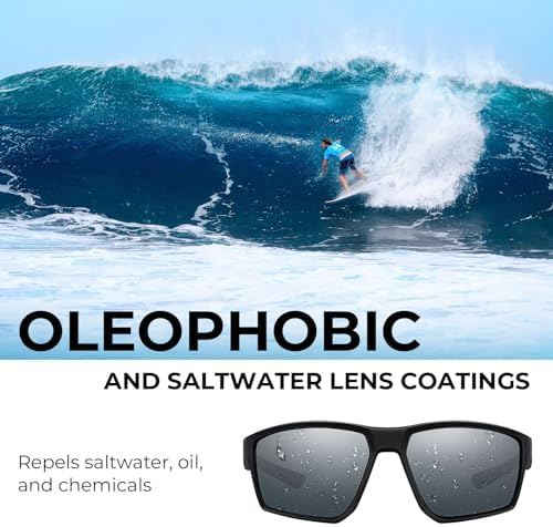 KastKing Osage Polarized Sport Sunglasses for Men and Women, Ideal for Driving Fishing Cycling Running, UV Protection