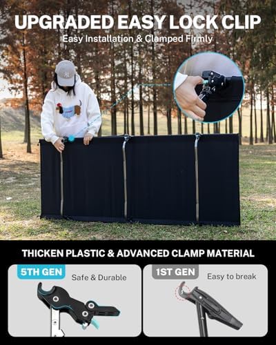 Gonex 31.5" Extra Wide Camping Cot with Premium Pillow Pocket Supports 350lbs, Portable Ultralight Folding Cot Bed for Adults Travel, Beach, Home, Sleeping (Black)