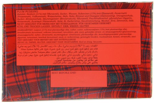 Walker’s Rich Fruit Pudding - 14.1 Oz Plum Pudding for Christmas - Luxury Holiday Treat and Dessert from Scotland