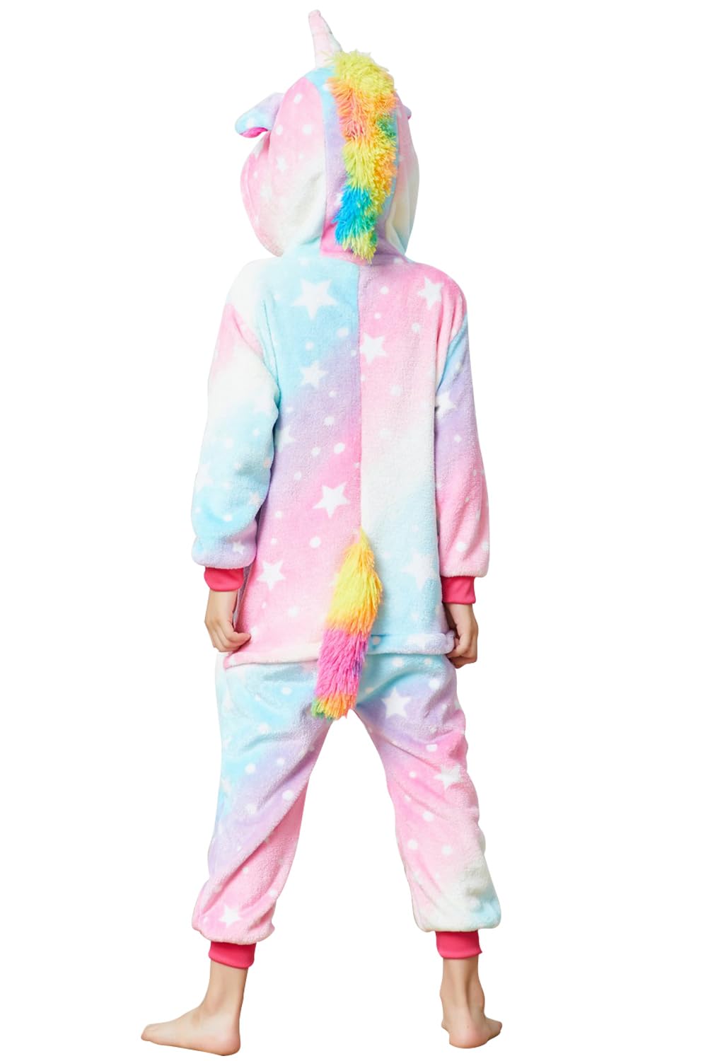HQFURS Kids Unisex Unicorn Costume Animal Onesie Pajamas Halloween Christmas Gifts 5t