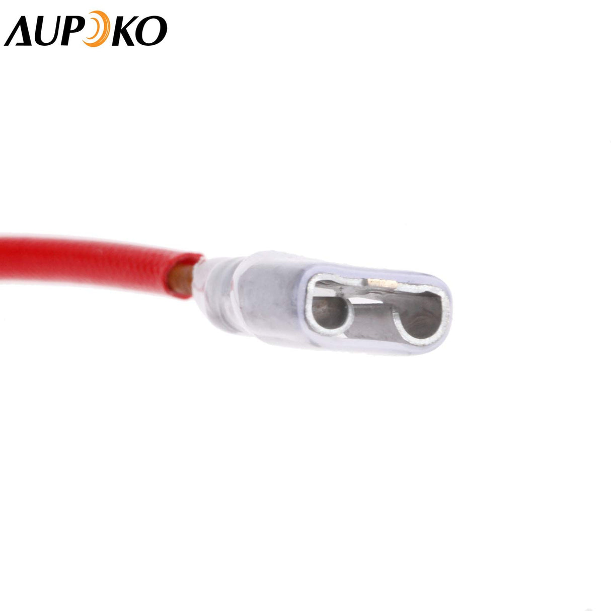 Aupoko Patio Heater Thermocouple, Outdoor Propane Gas Patio Heater Replacement Parts, M8 x 1 End Connection Nuts Thermocouple 410 mm Length M6 x 0.75 Head Thread with 6.3 MM/0.25'' Flat Terminal