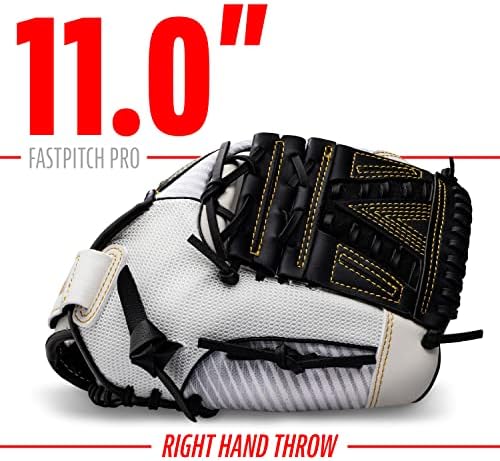 Franklin Sports Girls Softball Glove-Women's Windmill Fastpitch+Slowpitch Softball Glove-Right and Left Hand-Adult