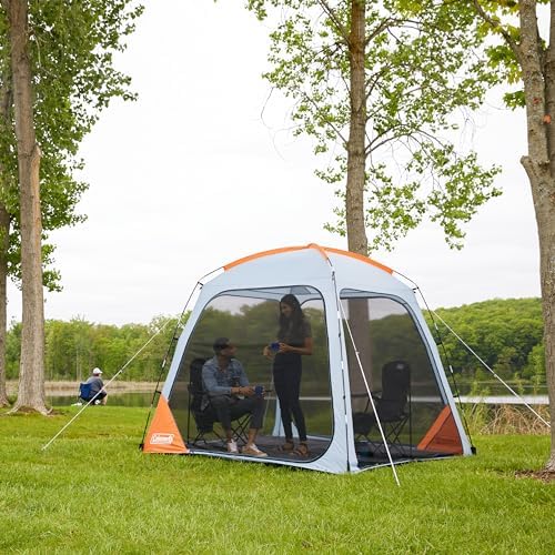 Coleman Skyshade Screened Shelter with Easy Setup, Lightweight Picnic Screen Room for Bug-Free Lounging, Made of PFAS-Free Materials