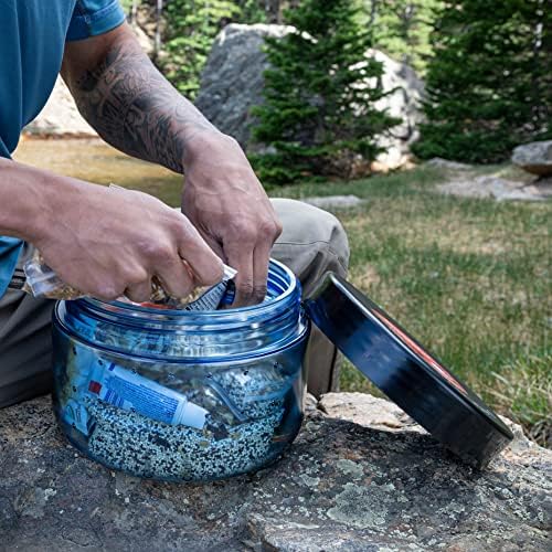 Canister for Backpacking. 4 Sizes: BV500, BV475, BV450, BV425. Bear-Resistant Food Container for Camping, Hiking, Fishing, Hunting, Bikepacking. BearVault is Bear Safe!
