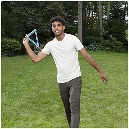 Aerobie 3-Piece Flying Ring Combo Pack with Pro Ring, Orbiter Boomerang, and Pro Blade, Lightweight Kids Toys for Disc Golf & Outdoor Games, Ages 5+