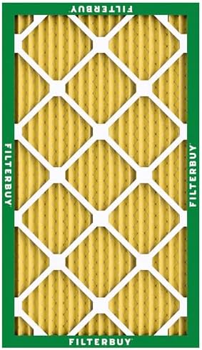 Filterbuy 14x30x1 Air Filter MERV 11 Allergen Defense (6-Pack), Pleated HVAC AC Furnace Air Filters Replacement (Actual Size: 13.88 x 29.88 x 0.75 Inches)