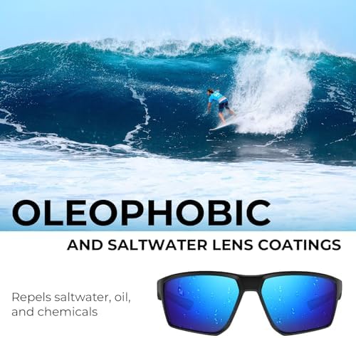 KastKing Osage Polarized Sport Sunglasses for Men and Women, Ideal for Driving Fishing Cycling Running, UV Protection