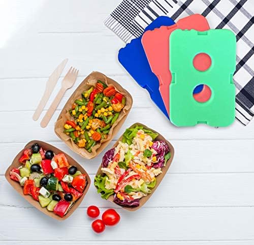 Ice Packs for Lunch Bags - Original Cool Pack | Slim & Long-Lasting Reusable Ice Pack for Lunch Box, Lunch Bag and Cooler | Freezer Packs for Coolers (Set of 8)