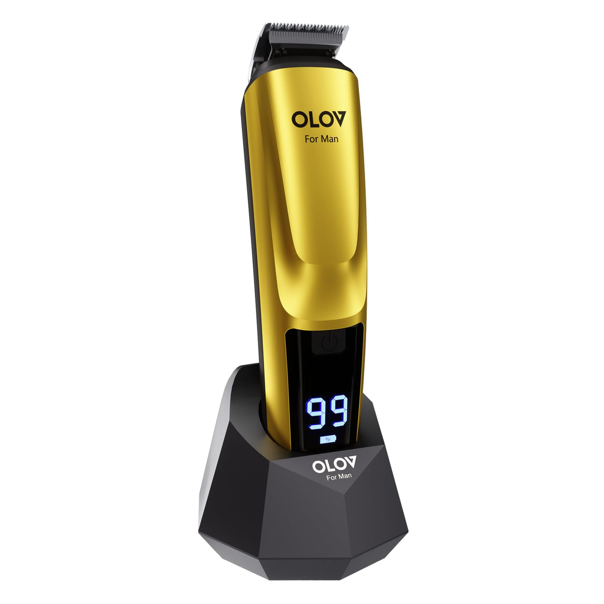 Beard Trimmer, 21 Piece Mens Grooming Kit and Hair Clipper, Cordless Rechargeable Electric Razor for Beard, Face, Nose, Hair Trimmer, Gold