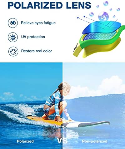 ZIONOR Kids Swim Goggles, G1 MINI UV Protection Anti-Fog Polarized Swimming Goggles for Age 6-14