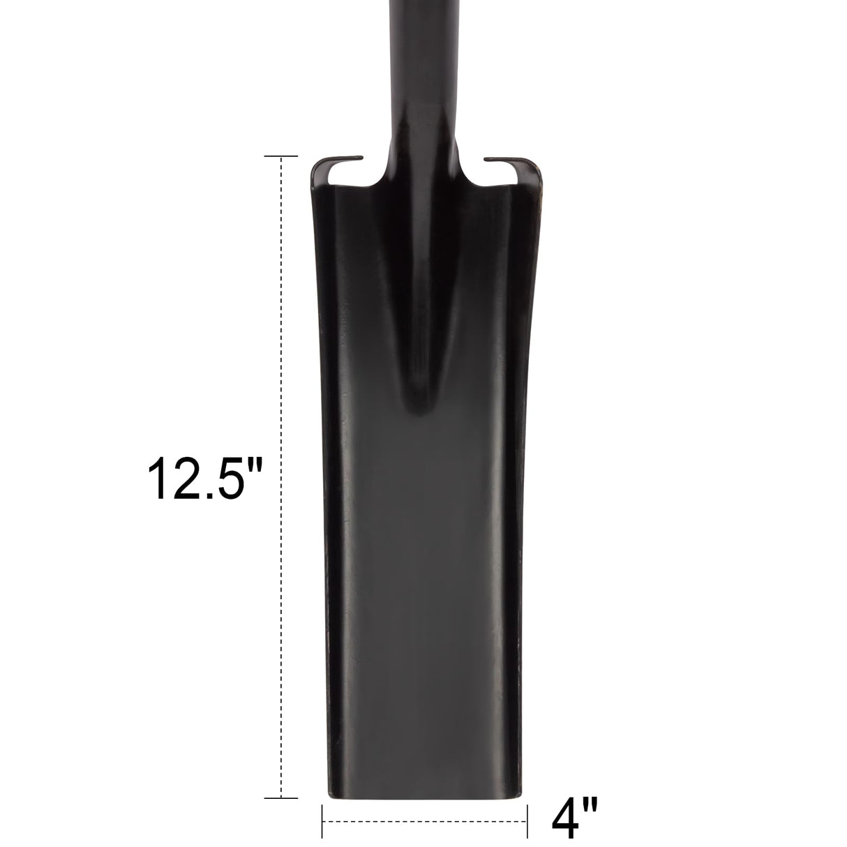 VNIMTI Trench Shovel for Clean Trenches, 4-Inch Trenching Shovel with Fiberglass Handle, 58 Inches