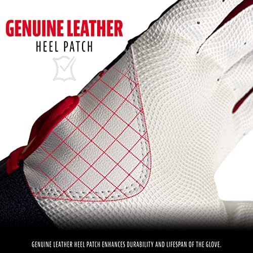 Franklin Sports MLB Youth Batting Gloves - Digitek Camo Baseball + Softball - Premium Leather - Many Sizes + Colors - Youth