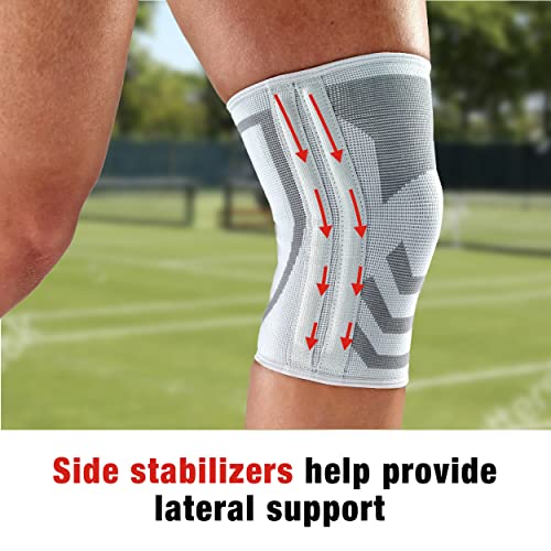 4 Pack Tensor Knee Brace with Side Stabilizers, M