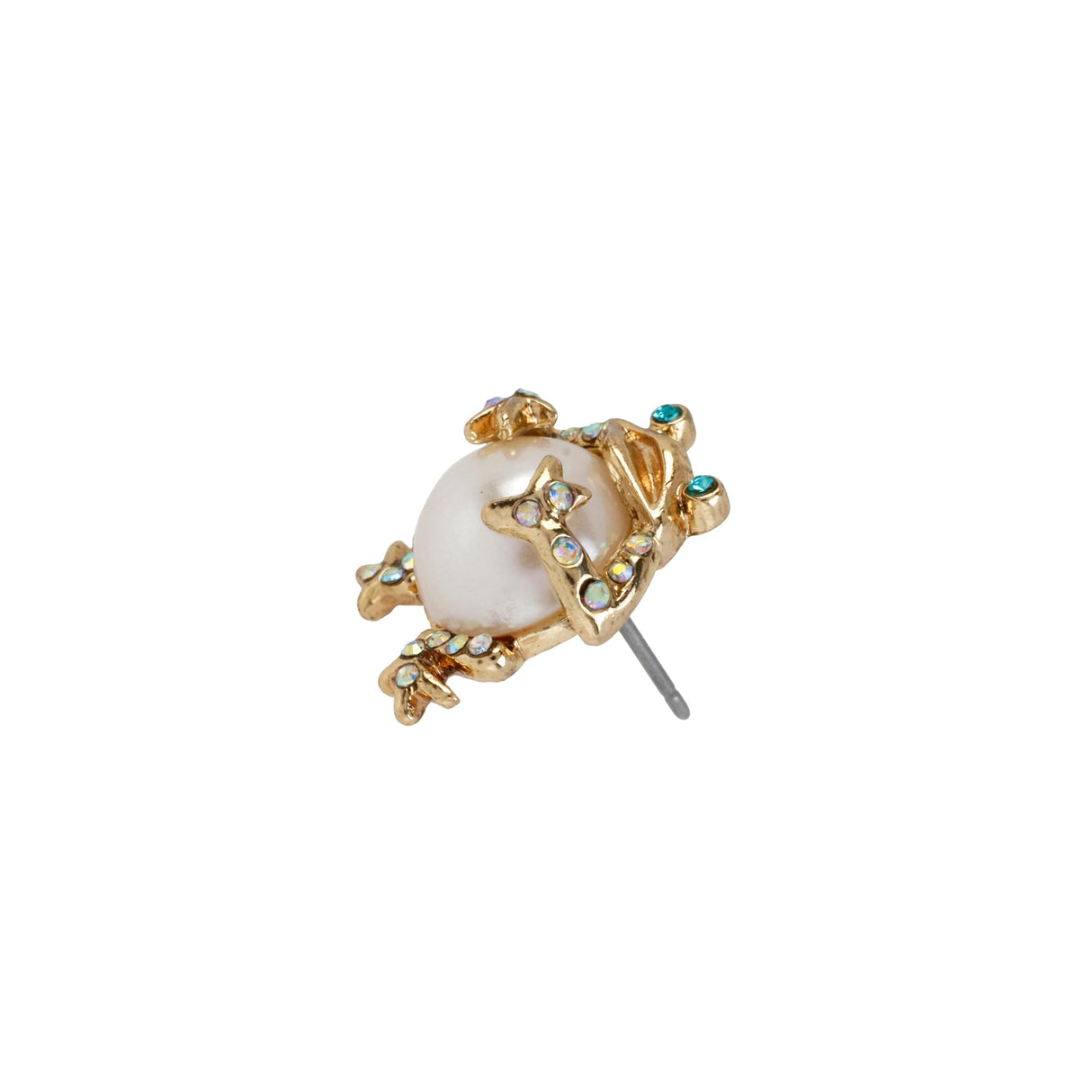 Betsey Johnson Frog Stud Earrings