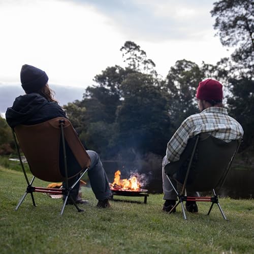 Naturehike YL08 Ultralight Camping Chair, 2.12 LBS Portable Backpacking Chair with Storage Bag & Anti-Sinking Feet, Lightweight Compact Collapsible Camp Chair