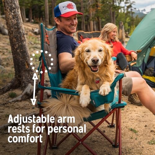 Kelty Loveseat Double Outdoor Camp Chair, 2-Person Camping, Festival, Concert Seat, Updated for 2022