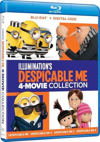 Illumination's Despicable Me 4-Movie Collection - Blu-ray + Digital