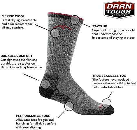 Darn Tough 1403 Men's Merino Wool Boot Sock Cushion