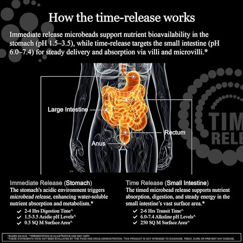 HCF A20 Microbead Brain Health Supplements for Adults for Memory, Focus, Calm, Mood, Alertness, Attention, Vision, Sleep, Immune System, 20 Premium Nootropic Nutrients Multivitamin & 7 Advances® Tech