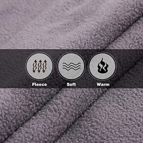 REDCAMP Large Waterproof Stadium Blanket for Cold Weather, Soft Warm Fleece Camping Blanket Windproof for Outdoor Sports, Dark Blue