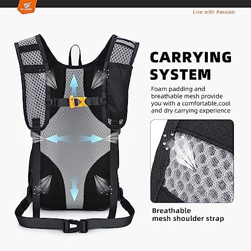SKYSPER Small Hiking Backpack - 15L Travel Daypack Lightweight Bag Water Resistant Hiking Backpacks for Women Men