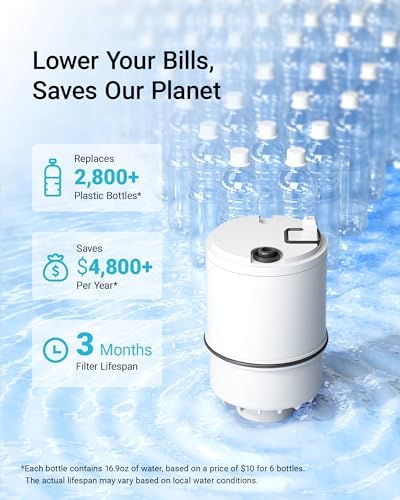 AQUACREST RF3375 NSF Certified Water Filter, Compatible with Pur® RF-3375 (RF33752V2) Faucet Replacement Water Filter, PUR®, PUR®PLUS Faucet Filtration Systems (3 Count, Packing May Vary)