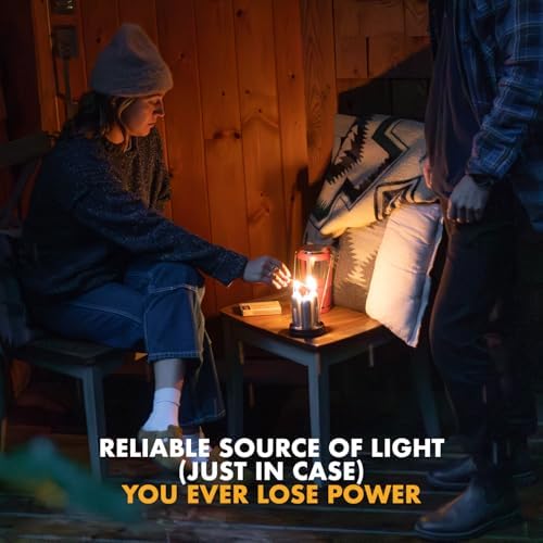 9-Hour White Candles for UCO Candle Lanterns, Long-Burning Candles for Outdoor, Camping, Prepping Supplies and Emergency Preparedness