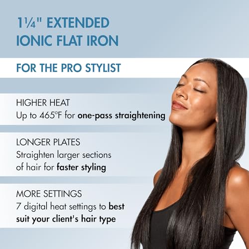 BaBylissPRO Nano Titanium Professional Extended 1.25" Ionic Flat Iron