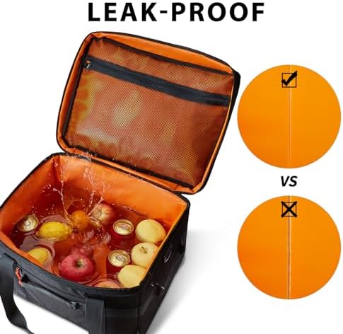 TOURIT Cooler Bag 48/60 Cans Insulated Soft Cooler Large Collapsible Cooler Bag 32/40L Lunch Coolers for Picnic, Beach, Work, Trip