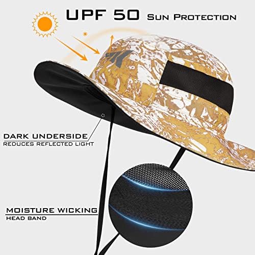 KastKing Sol Armis UPF 50 Boonie Hat - Sun Protection, Fishing, Beach & Hiking, Paddling, Rowing, Kayaking