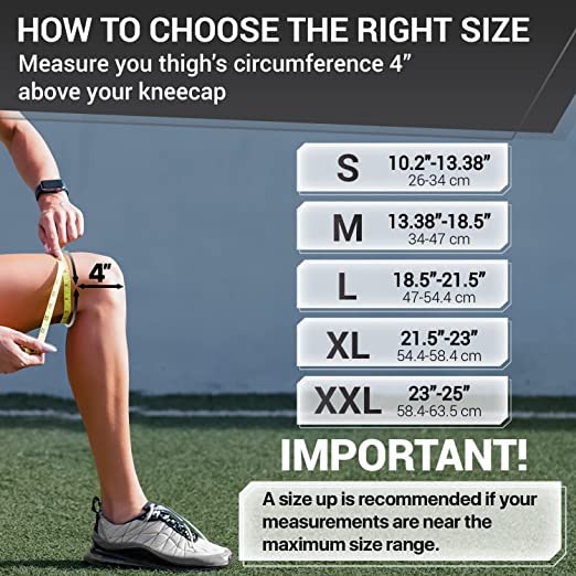 DR. BRACE ELITE Knee Brace with Side Stabilizers & Patella Gel Pads for Maximum Knee Pain Support and fast recovery for men and women-Please Check How To Size Video (Pluto, XX-Large)