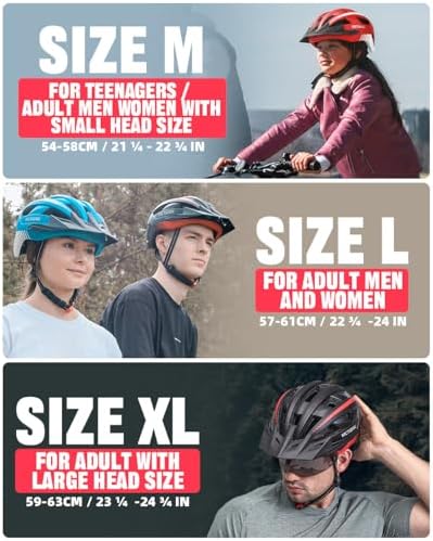 VICTGOAL Bike Helmet with USB Rechargeable Rear Light Detachable Magnetic Goggles Removable Sun Visor Mountain & Road Bicycle Helmets for Men Women Adult Cycling Helmets