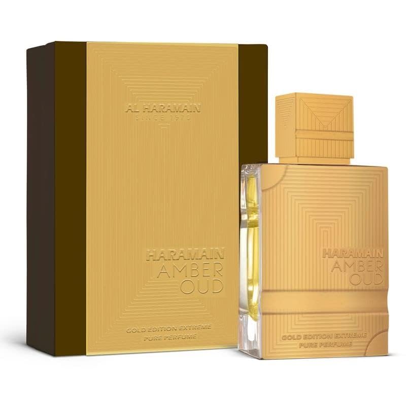Al Haramain Amber Oud Gold Edition Extreme for Unisex Pure Perfume Spray, 6.7 Ounce