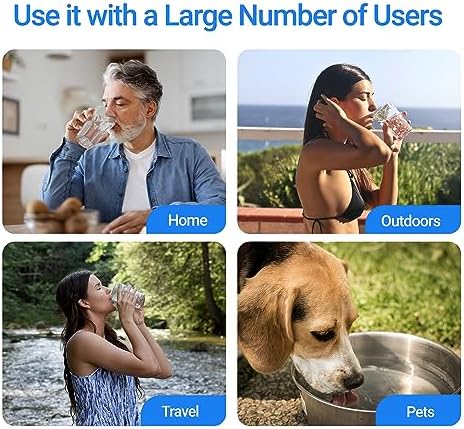 Filterlogic NSF/ANSI 42&372 Certified Water Filter, Replacement for Berkey® BB9-2® Black Purification Elements and Berkey® Gravity Filter System, Pack of 2