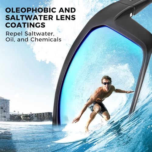 KastKing Huzzah Polarized Sport Sunglasses for Men and Women, Ideal for Driving Fishing Cycling and Running,UV Protection